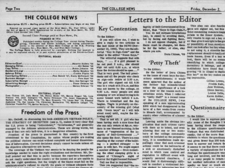 explanation of letters to the editor subproject
