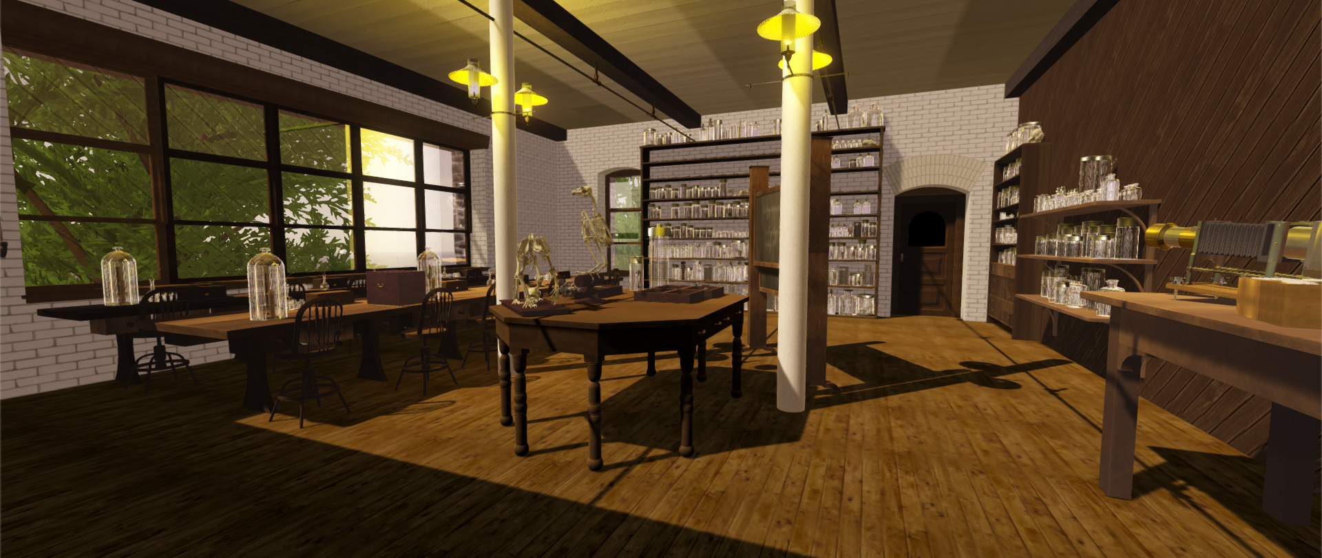 3D rendering of the Advanced Biology Lab